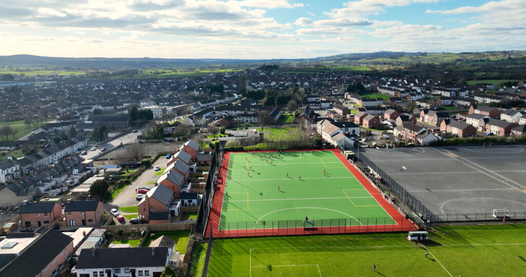 Aerial View of Ballyclare Hockey Club